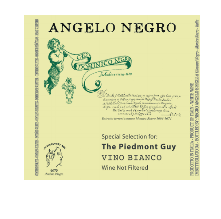 Italian White, Angelo Negro Unfiltered Arneis (Bottle)