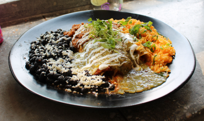 Cochinita Pibil Enchiladas