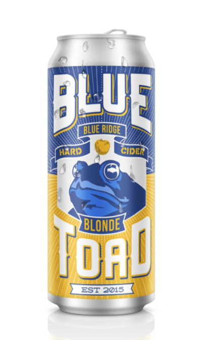 Blue Toad Hard Cider Blue Ridge Blonde (16oz Can)