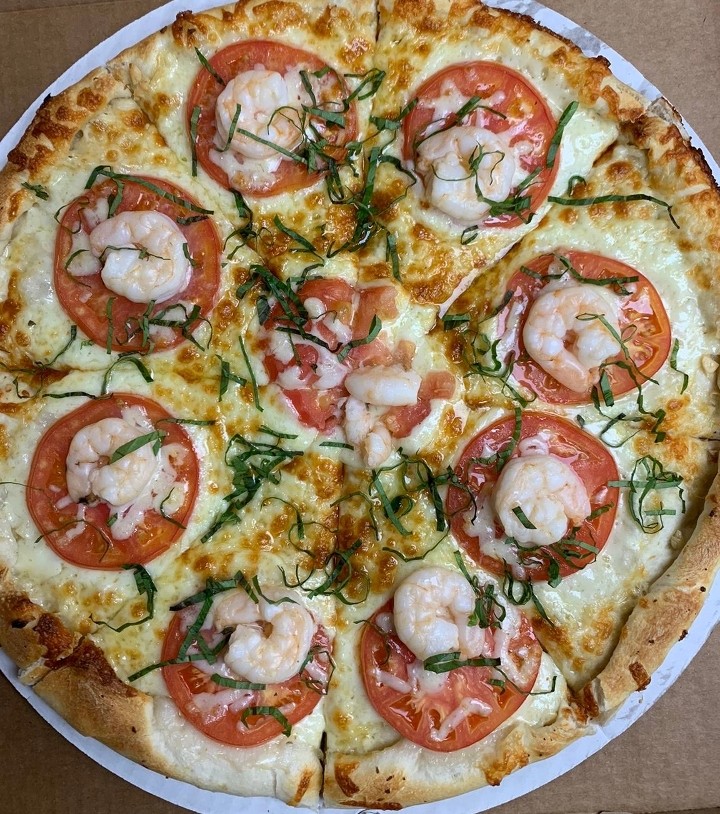 Large Shrimp Scampi Pizza