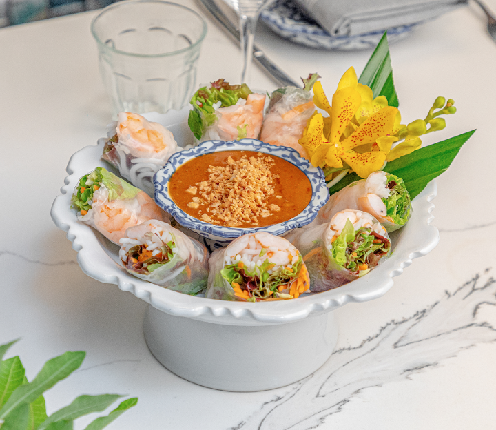 Osha Fresh Spring Rolls with Prawns