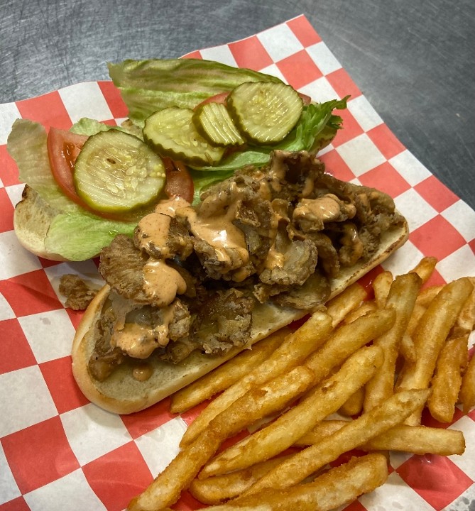 Oyster Mushroom Po Boy