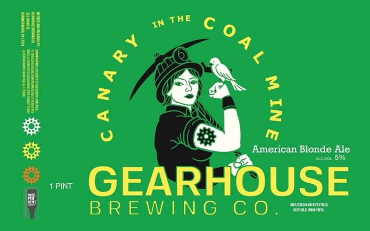 Canary In The Coal Mine Blonde Ale 4PK