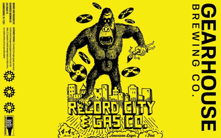 Record City Lager 16oz/Can