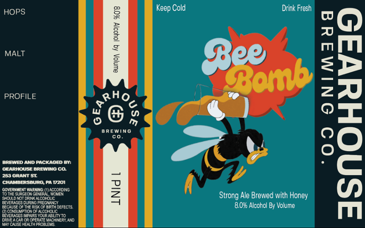 Bee Bomb Strong Ale 16oz/Can