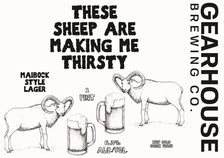 These Sheep Are Making Me Thirsty Maibock Lager 4PK