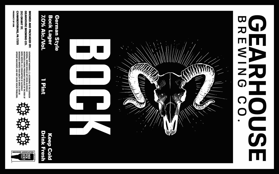 Bock Lager 16oz/Can