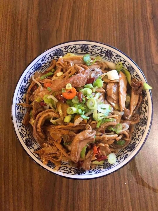 云雾笋肚条🌶️dried bamboo shoot stir fried shredded pork stomach