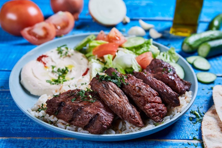 Beef kebab Plate