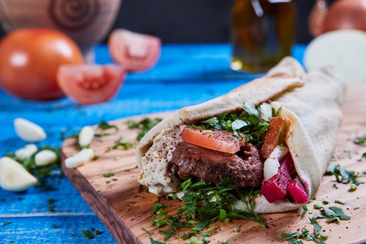 Lamb Kebab Wrap