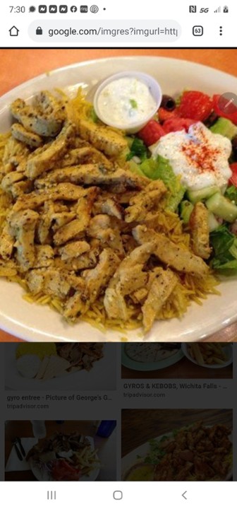 Cken Shawarma Platter $15.5