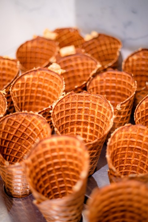 Single Waffle Cone