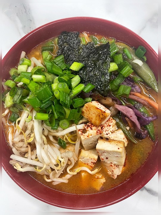 7. Marinated Tofu Ramen Bowl - 🌱- Vegan Dish