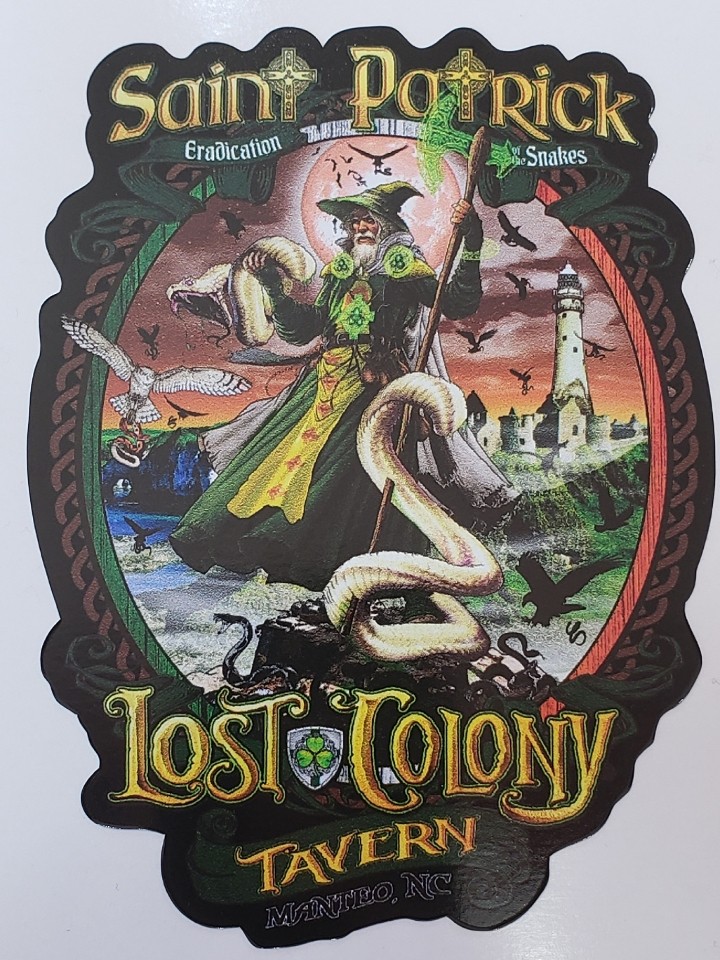 Sticker - St. Patrick's Eradication of The Snakes of Ireland