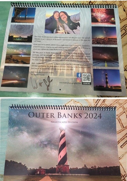 Outer Banks 2024 - Nightscapes Edition Calendar