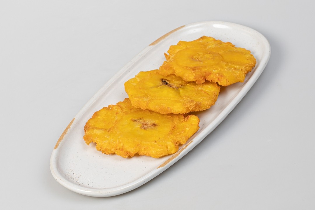 Fried green platains