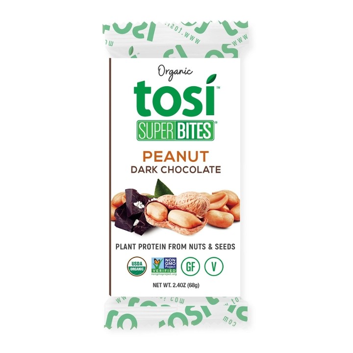 Tosi Super Bites - Peanut Dark Chocolate Sea Salt