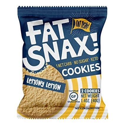 Fat Snax - Lemony Lemon Cookie