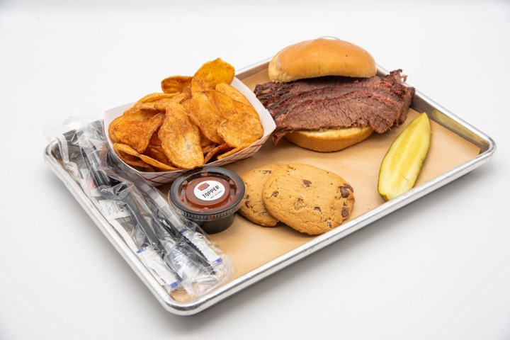 Brisket Sandwich Boxed Meal