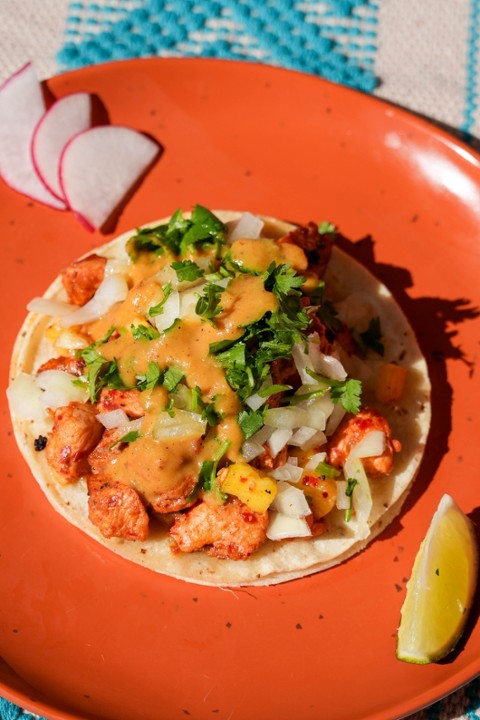 Taco, Puerco Enchilado with Pineapple