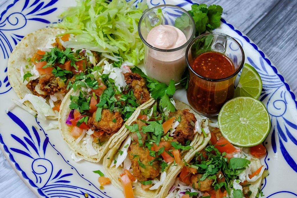Fried Oyster Tacos