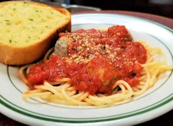 Lunch Spaghetti & Meatballs