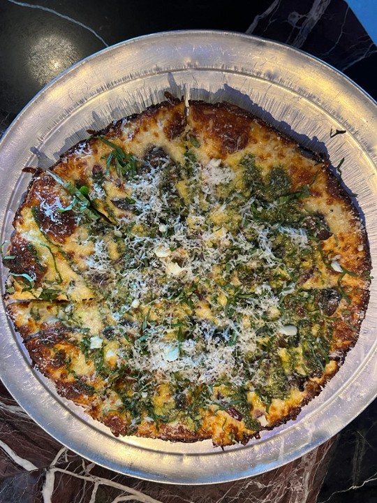 Pizza of the Month: Pesto Fungo (v)