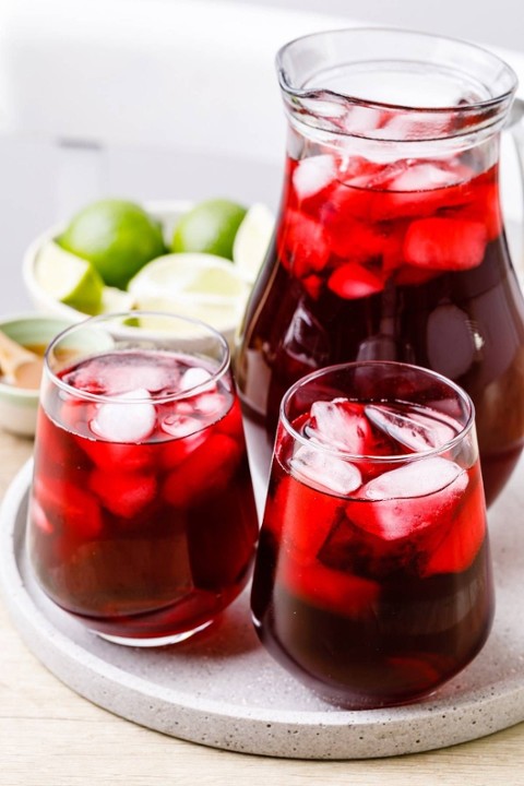 Blueberry Hibiscus Iced Tea