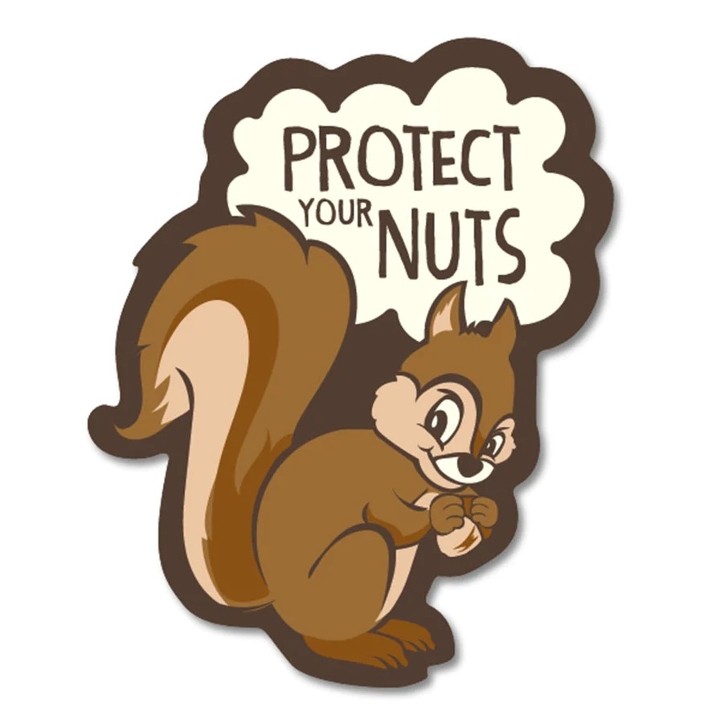 Protect Your Nuts Sticker 