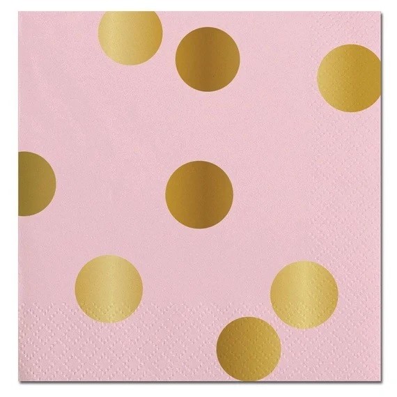 Gold Polka Dot