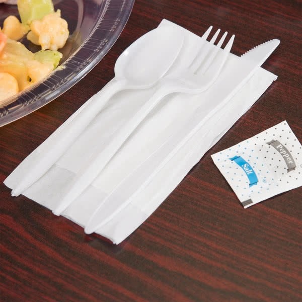 3 Pc Utensil/Napkin/Salt/Pepper