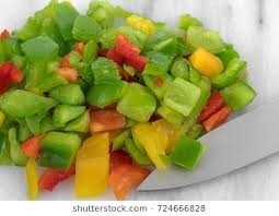 Chopped Bell Pepper (16-20 Tacos)