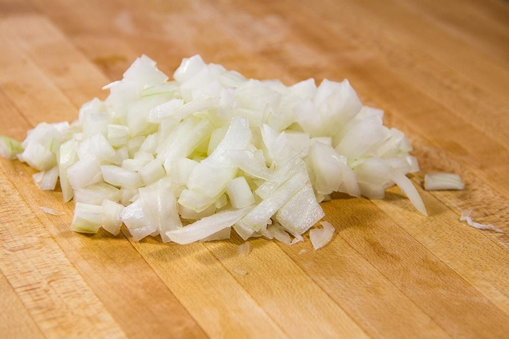 Chopped White Onion (16-20 Tacos)