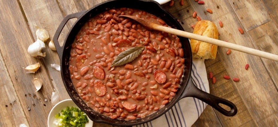 Creamed Red Beans (2-3 servings)