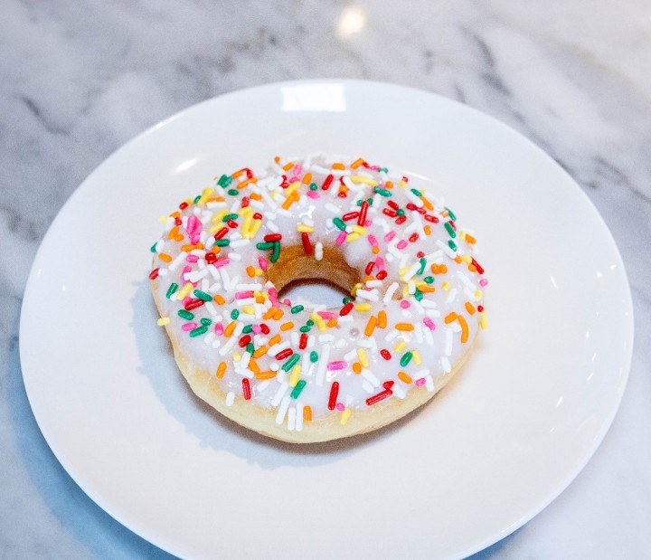 Vanilla Sprinkles Donut Single