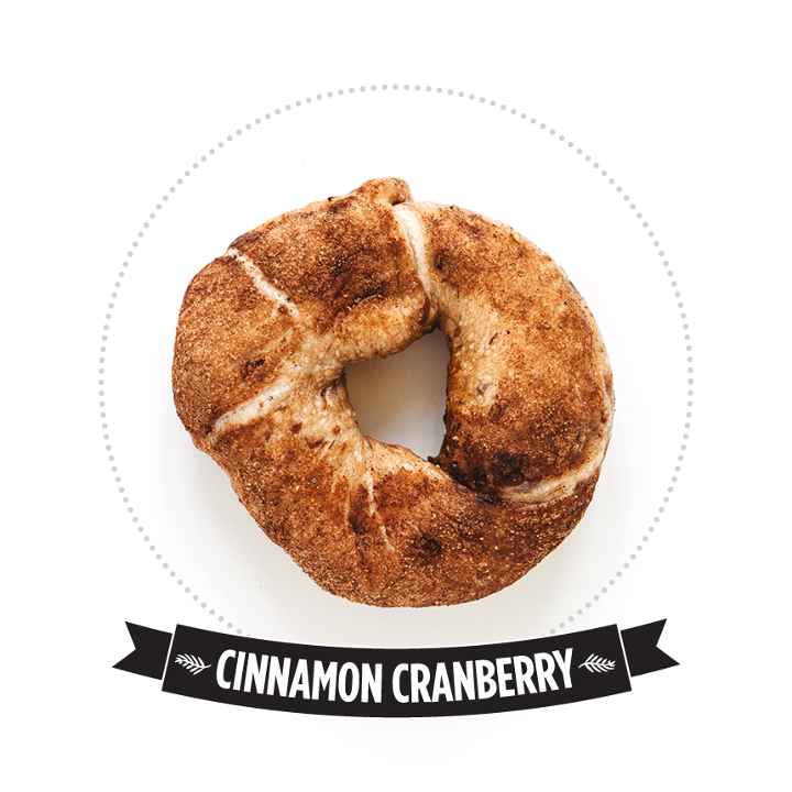 Cinnamon Cranberry Bagel