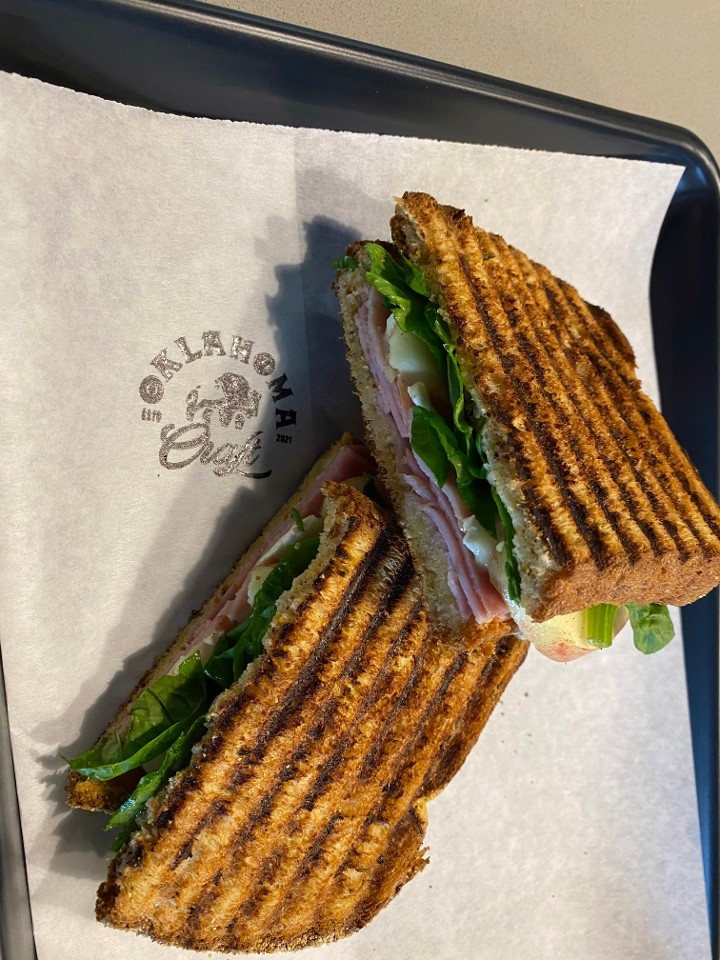 Ham, Brie and Apple Panini