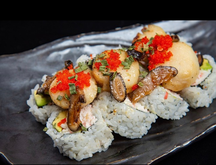 Baked Scallop California Roll