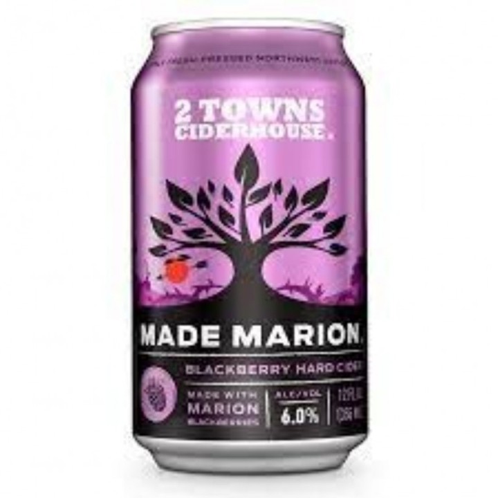 2 Towns Made Marrion Blackberry Cider