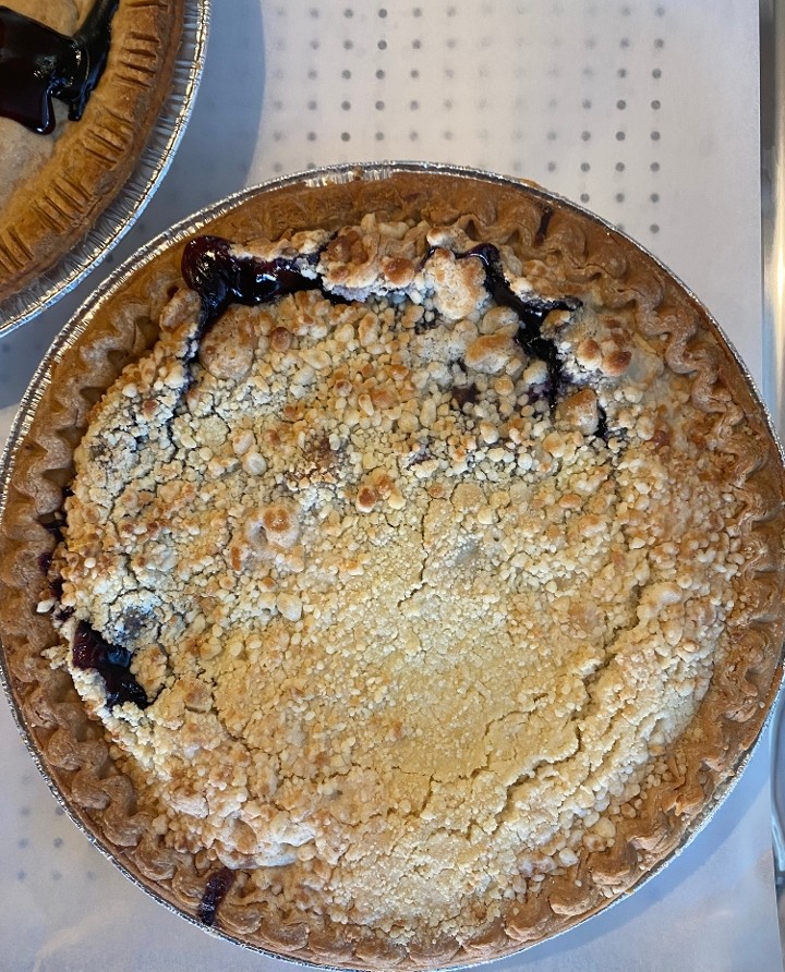 10" Blueberry Crisp Pie