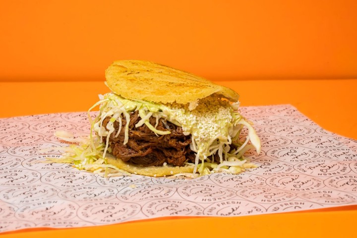 AREPA/SHREDDED BEEF