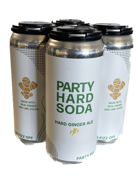 Party Hard Ginger Ale 4pk