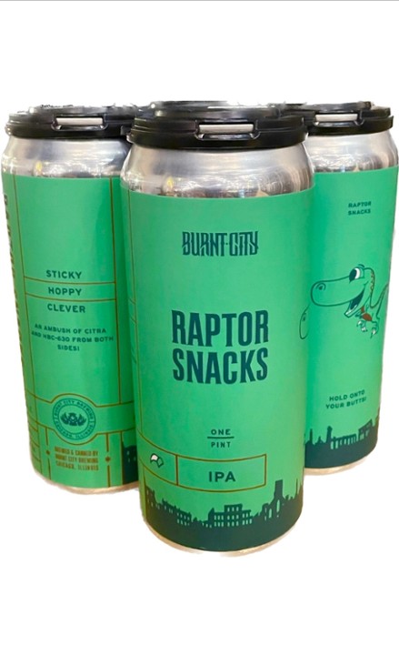 Raptor Snacks West Coast IPA 4pk