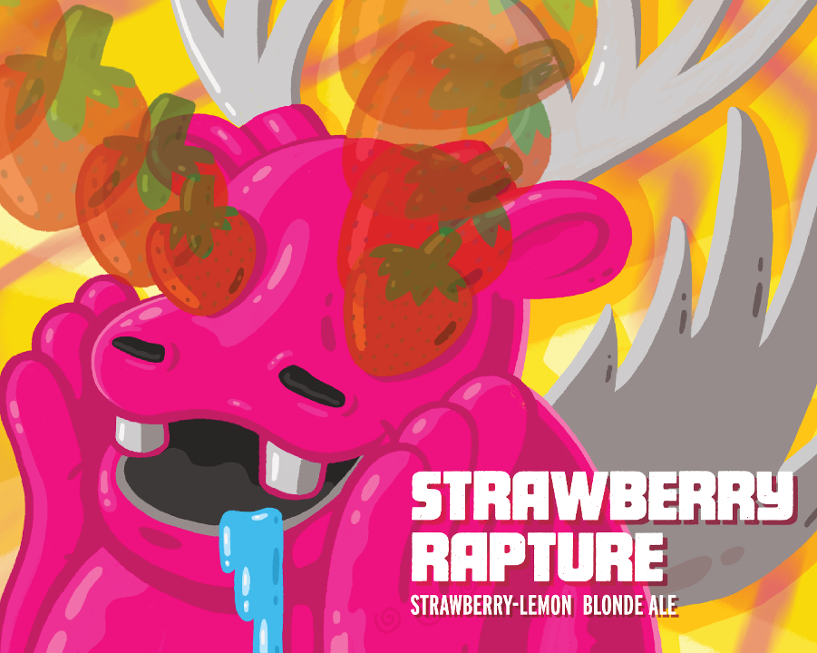 Strawberry Rapture Strawberry-Lemon Blonde Ale 4pk