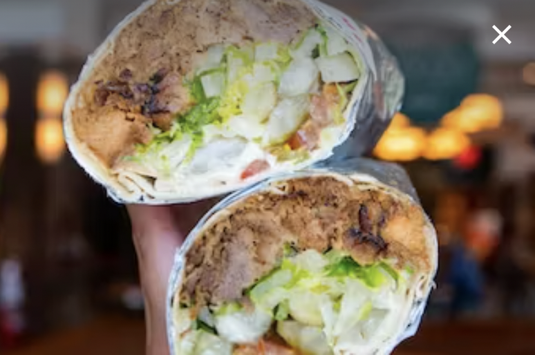 Carnitas Shawarma Box (Comes With Hummus, Pita Chips and Salad)