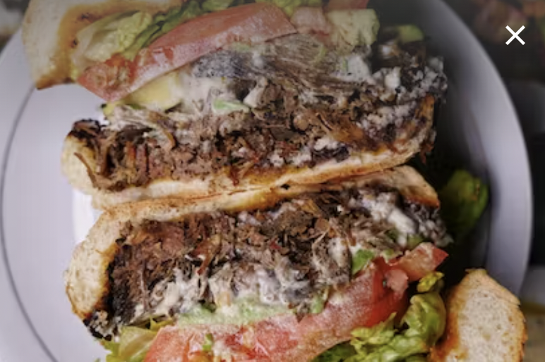 Roasted Lamb Torta Box (Comes With Hummus, Pita Chips and Salad)