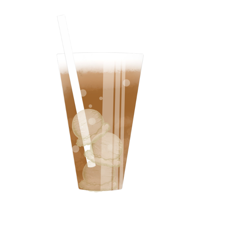 Java Shake (Vanilla Ice Cream, Coffee Syrup, Whipped Cream, Caramel Drizzle)
