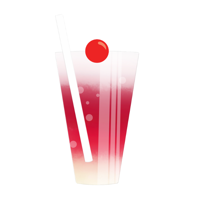 King Candy (Sprite, Strawberry Puree, Cherry, Whipped Cream, Gum Ball)