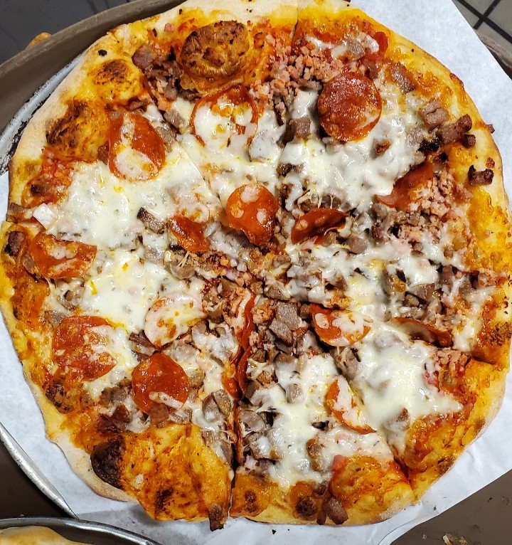 2 Large BYO Pizzas