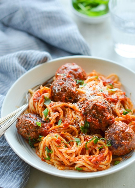 MONDAY SPAGHETTI MEATBALLS